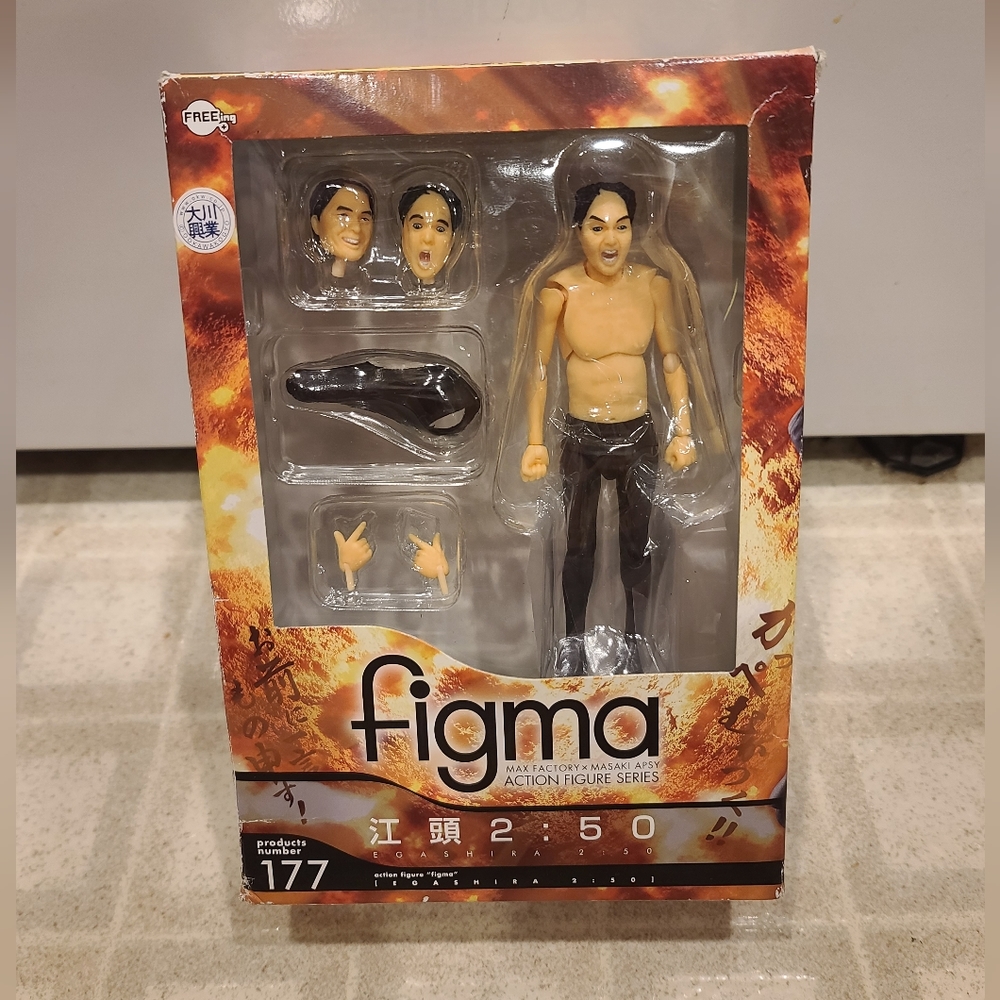 FREEing figma Japanese Comedian Egashira 2:50 Figure Japan
